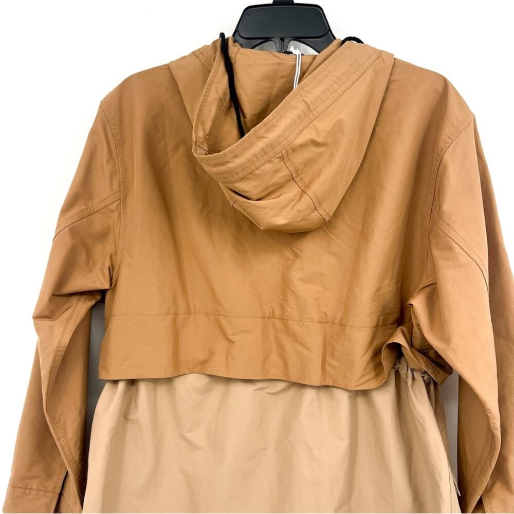 Everlane Women's Tan and Brown Utility Rain Jacket - Picture 3 of 5
